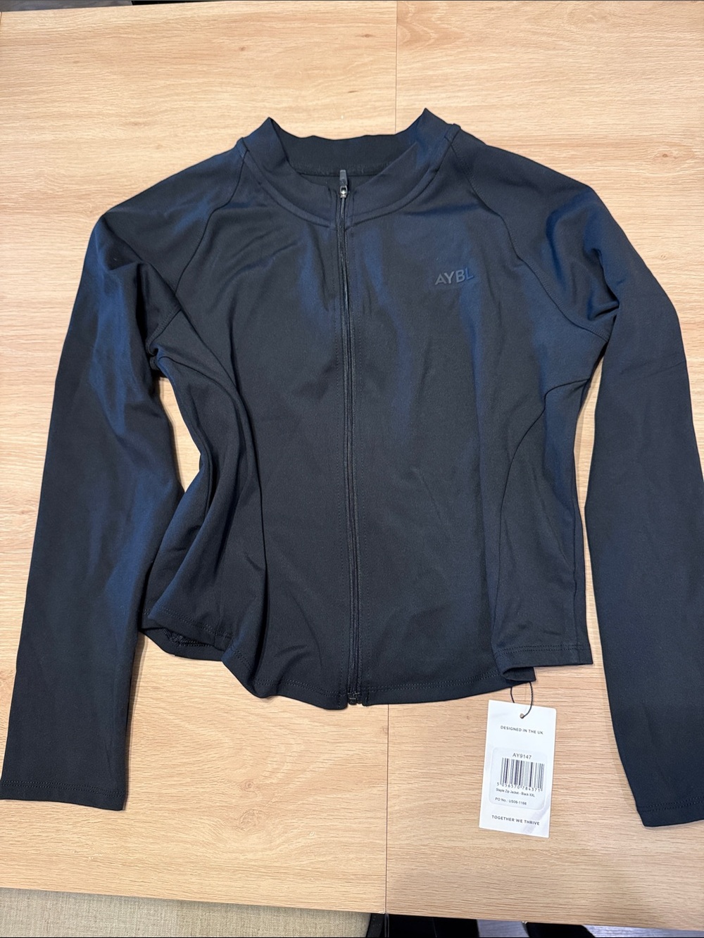 AYBL Black Full-Zip Utility Jacket